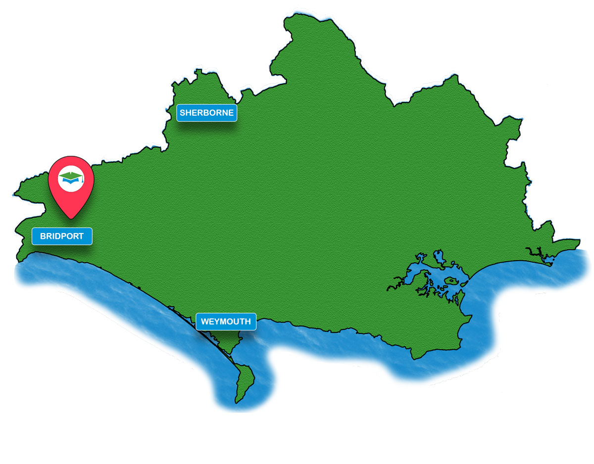 School trip Isle of Wight location map for Foxdown Children's Farm